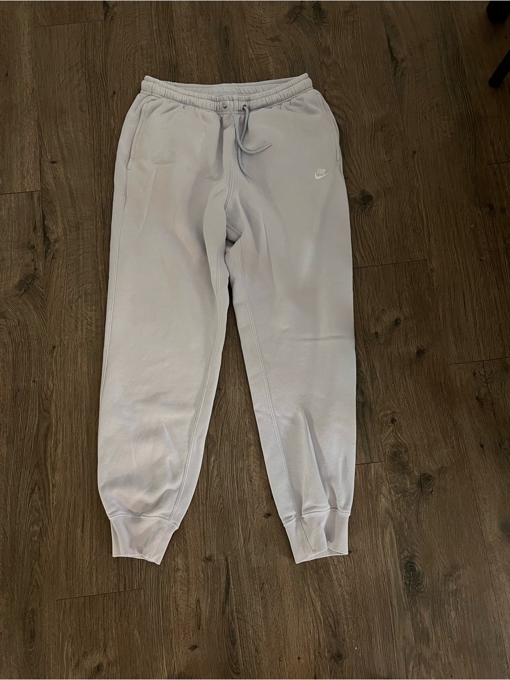 Nike Lavender Fleece Jogger Sweatpants Adult Medium Cozy Athleisure Lounge